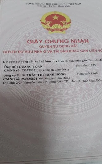 Bán đất Đà Lạt tại Lâm Viên view đồi