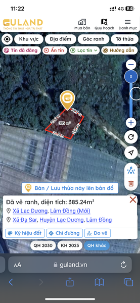 Bán đất Lạc Dương tại xã Đạ Sar view rừng thông