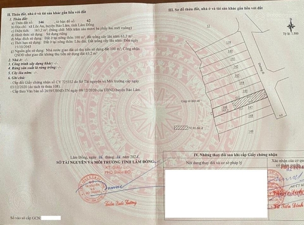 Bán đất Bảo Lâm xã Lộc An thổ cư chính chủ