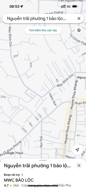 Đất nền Bảo Lộc đường Nguyễn Trãi