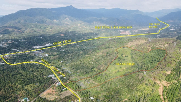 Bán đất Đạ Huoai vị trí săn mây