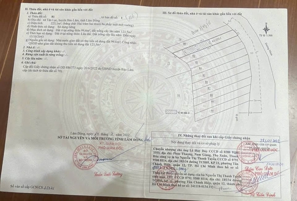 Bán đất Bảo Lộc tại Nguyễn Thị Minh Khai