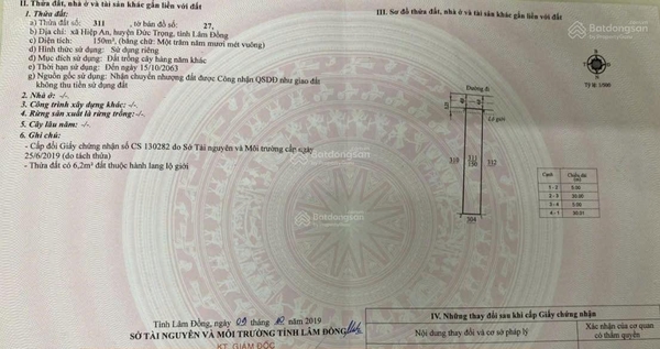 Mua bán đất Đức Trọng đường 20 giá tốt