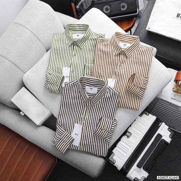 ÁO SƠ MI LINEN STRIPED ORGLS