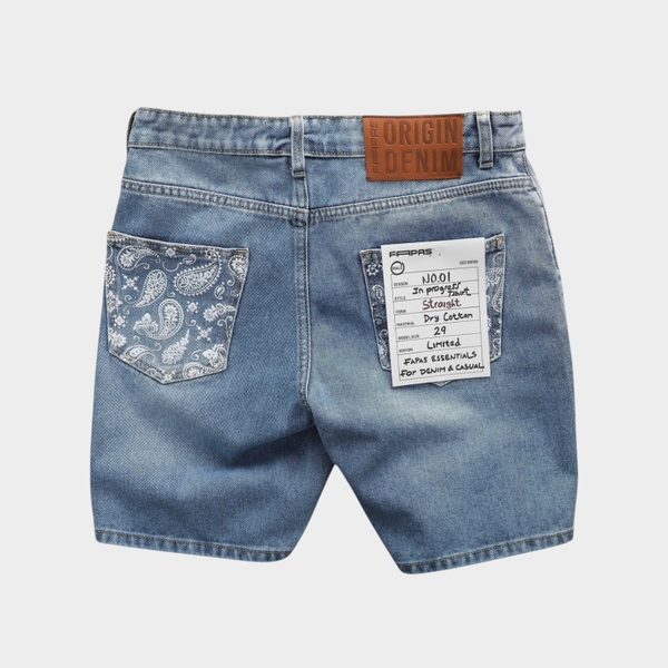 Quần Short Jean Pocket Pattern
