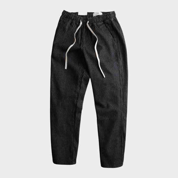 Quần Jean Black Striped Relax