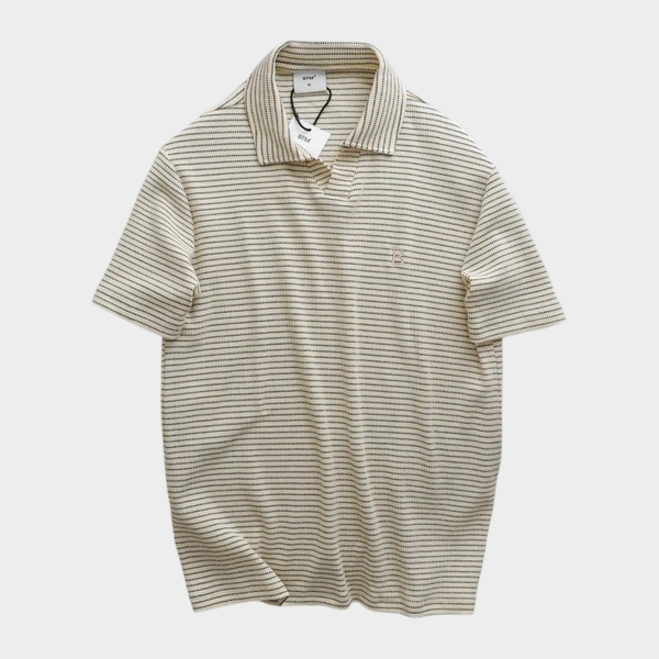 Áo Polo Waffle V Neck Form Regular Fit