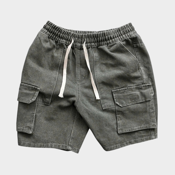 Quần Short Cargo Denim Relaxed