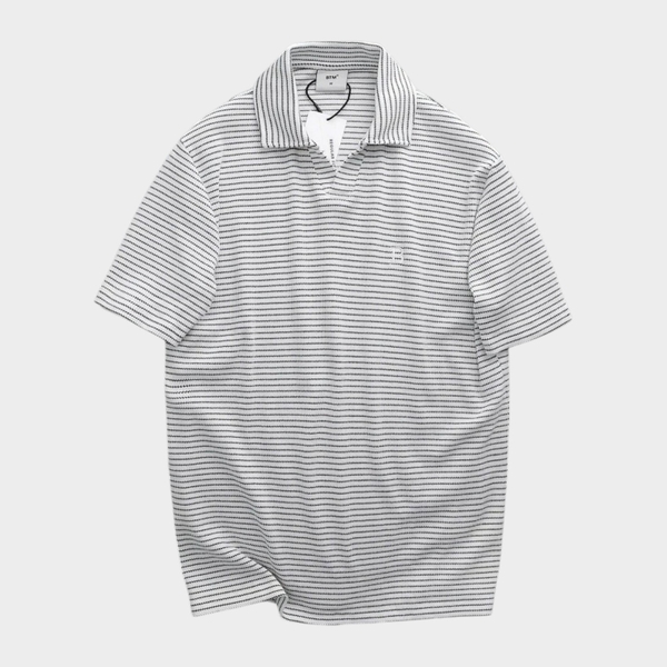 Áo Polo Waffle V Neck Form Regular Fit