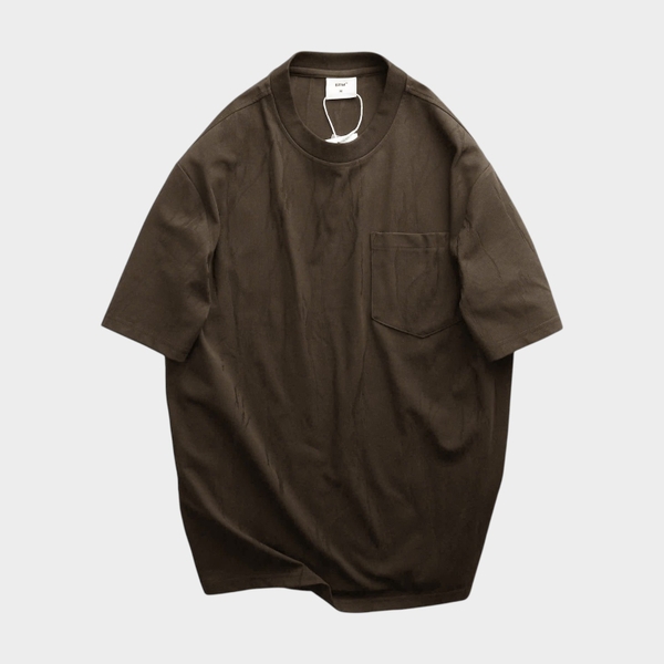 Áo Thun Textured Pattern Regular Fit
