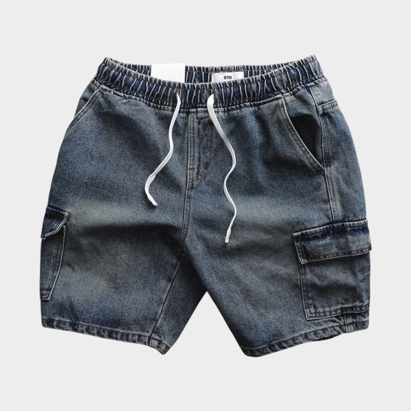 Quần Short Jeans Cargo Relaxed
