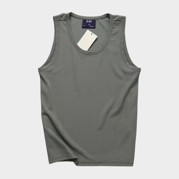 Áo Tanktop Ribbed Pattern Form Fitted