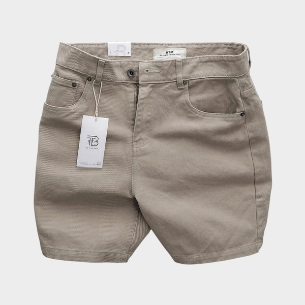 Quần Short Kaki Jeans Basic Regular Fit