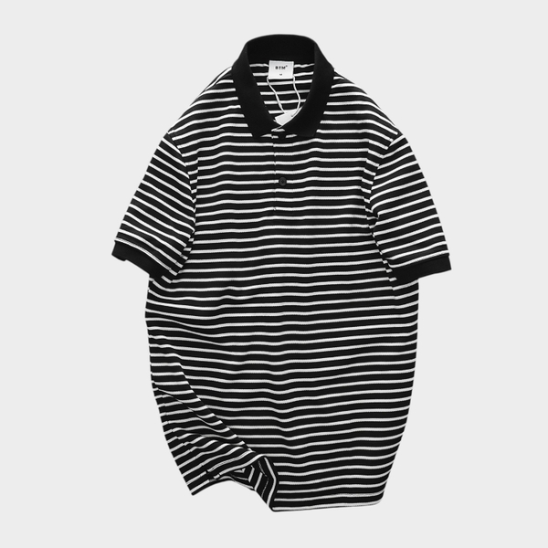 Áo Polo Kẻ Ngang Regular Fit