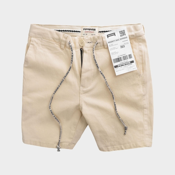 Quần Short Kaki Jean Drawstring Form Slimfit
