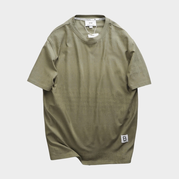 Áo Thun Textured Pattern Relaxed Fit