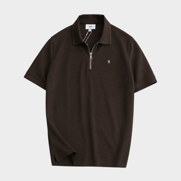 Áo Polo Zipper Crown Icon Form Regular