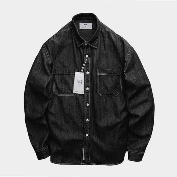 Áo Sơ Mi Denim Double Pocket Regular Fit