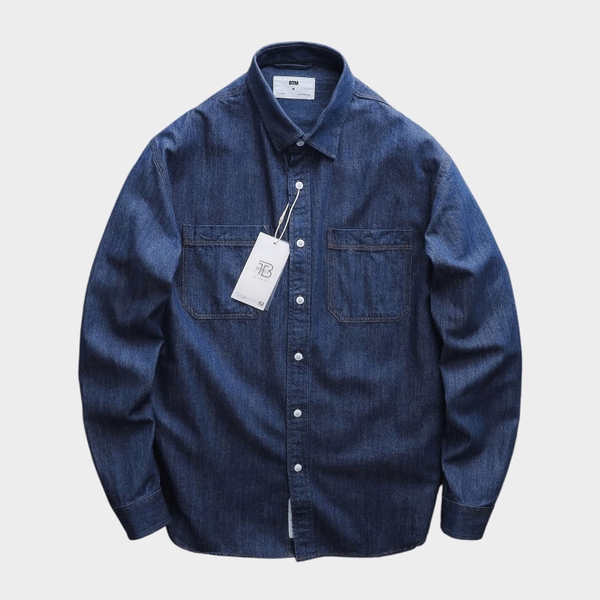 Áo Sơ Mi Denim Double Pocket Regular Fit