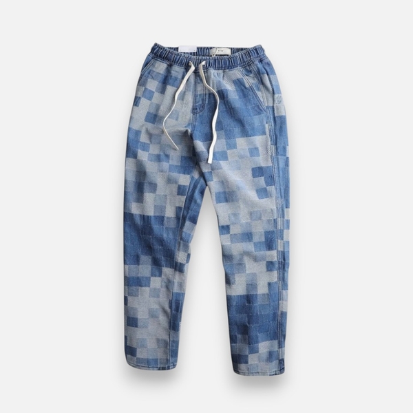 Quần Jean Checkered Jacquard BTM