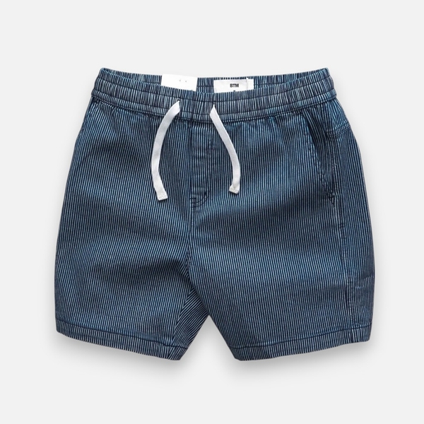 QUẦN SHORT DENIM BLUE STRIPED