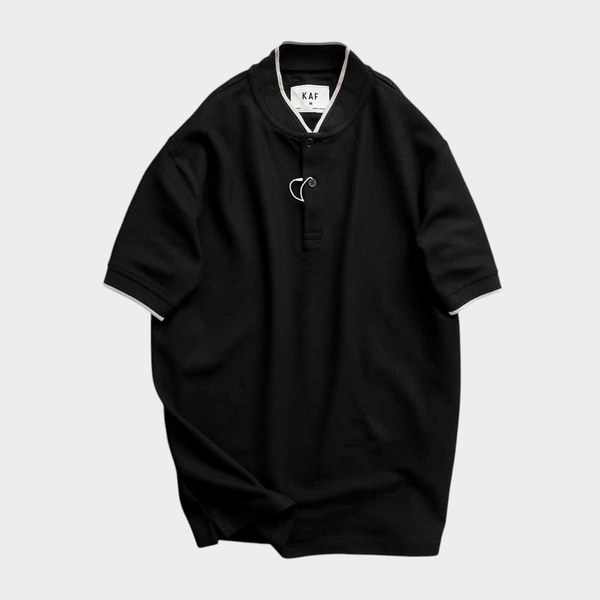 Áo Polo Henley Form Fitted