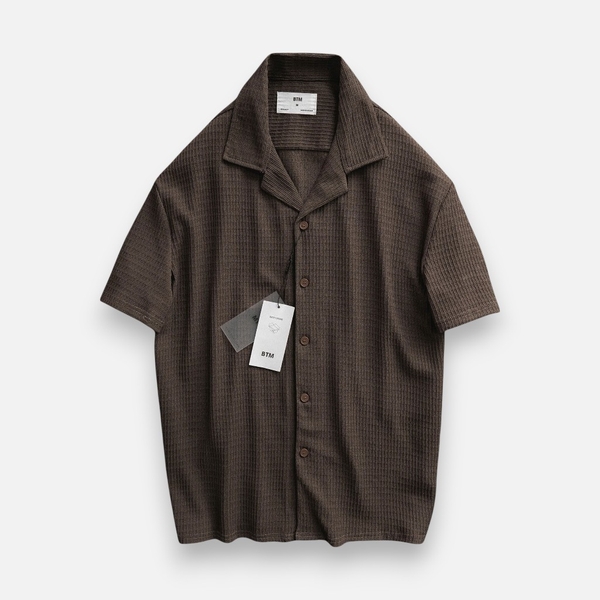 Áo Sơ Mi Cuban BTM Cotton Blend