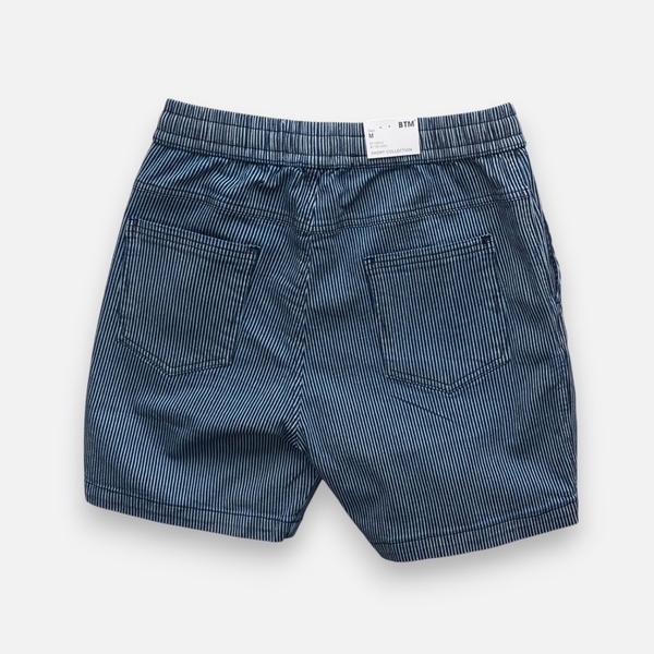 QUẦN SHORT DENIM BLUE STRIPED