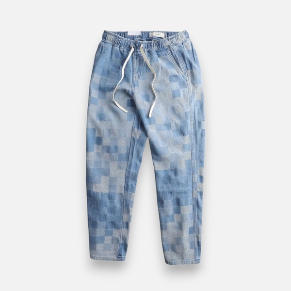 Quần Jean Checkered Jacquard BTM