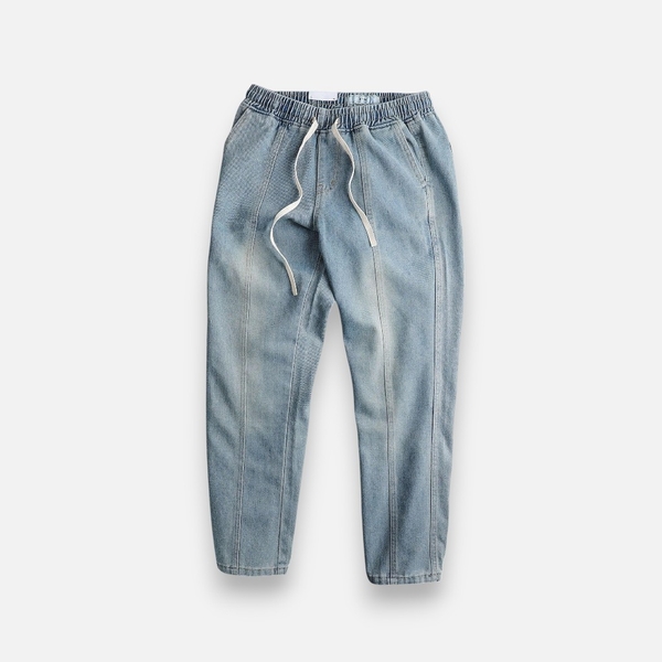 Quần Jean Elastic Waist BTM Straight