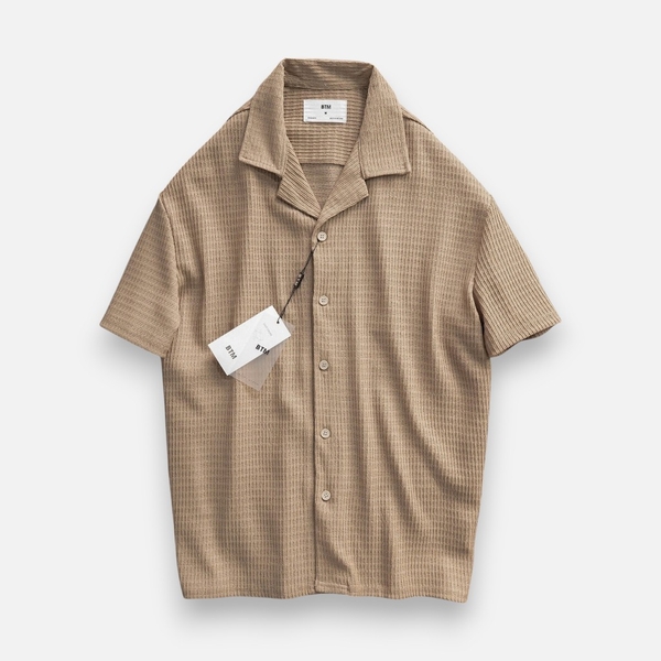 Áo Sơ Mi Cuban BTM Cotton Blend