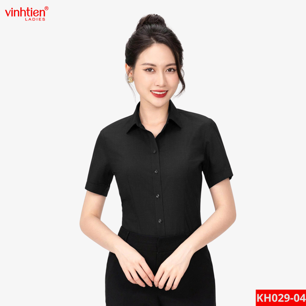 Áo Sơ Mi Ngắn Tay 469 Trơn Màu - Giỏ 2