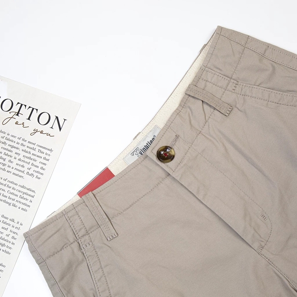 Quần Short Classic 375 - Vải Khaki trơn - Giỏ 1