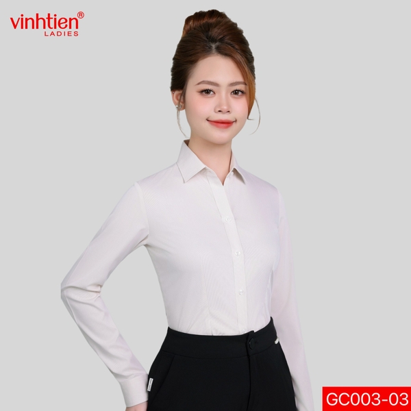 Áo Sơ Mi Dài Tay 575 - Vải Kẻ - Giỏ 1