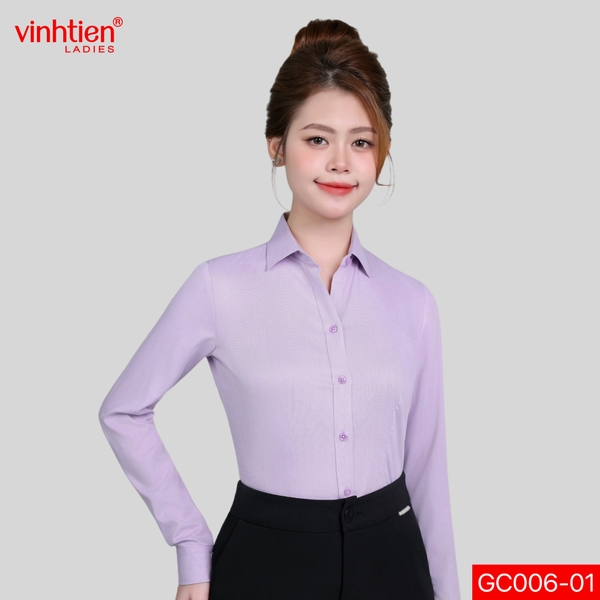 Áo Sơ Mi Dài Tay 575 - Vải Kẻ - Giỏ 2