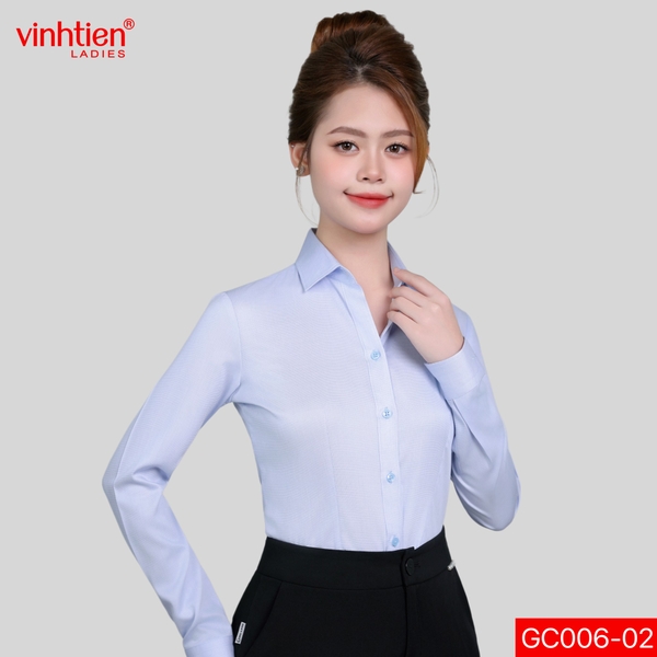 Áo Sơ Mi Dài Tay 575 - Vải Kẻ - Giỏ 2