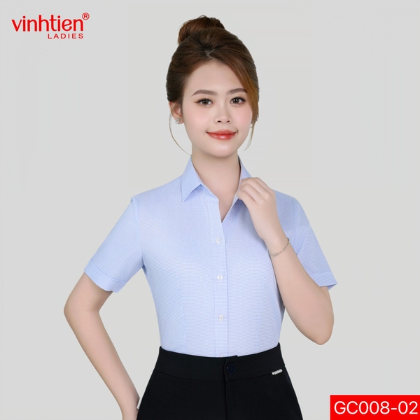 Áo Sơ Mi Ngắn Tay 469 Kẻ - Giỏ 2