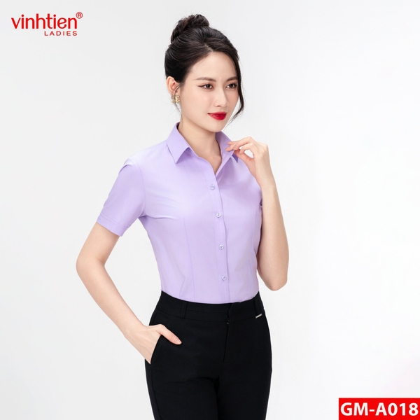 Áo Sơ Mi Ngắn Tay 469 Trơn Màu - Giỏ 2