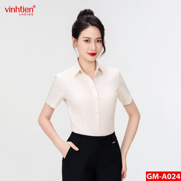 Áo Sơ Mi Ngắn Tay 469 Trơn Màu - Giỏ 1