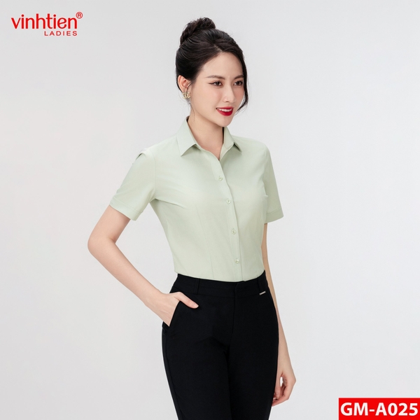 Áo Sơ Mi Ngắn Tay 469 Trơn Màu - Giỏ 1