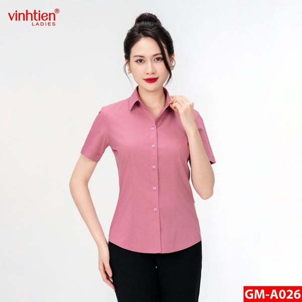 Áo Sơ Mi Ngắn Tay 469 Trơn Màu - Giỏ 1