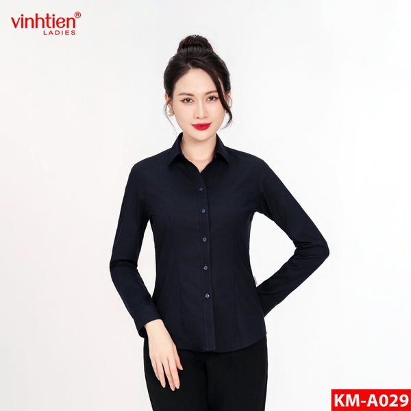 Áo Sơ Mi Dài Tay 575 - Trơn Màu - Giỏ 2