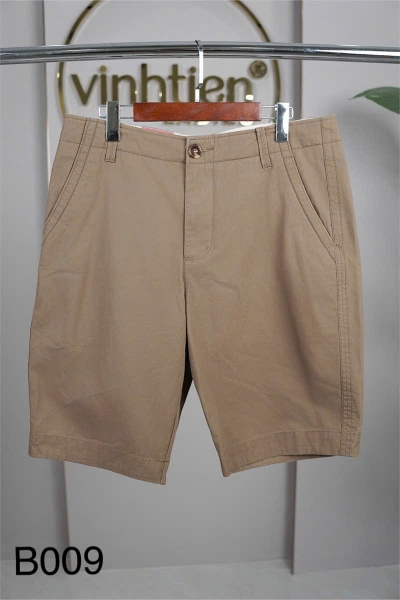 Quần Short Classic 375 - Vải Khaki trơn - Giỏ 1