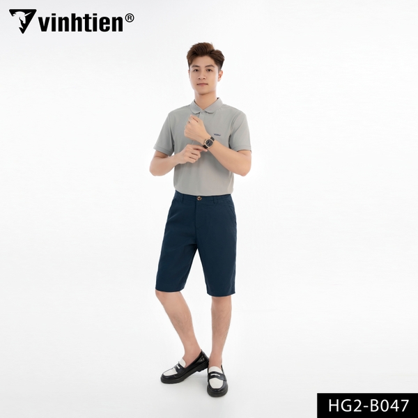 Quần Short Classic 375 - Vải Khaki trơn - Giỏ 1