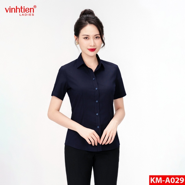 Áo Sơ Mi Ngắn Tay 469 Trơn Màu - Giỏ 2