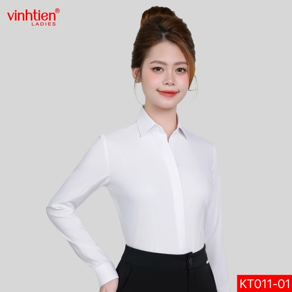 Áo Sơ Mi Dài Tay 605 - Nẹp Cúc