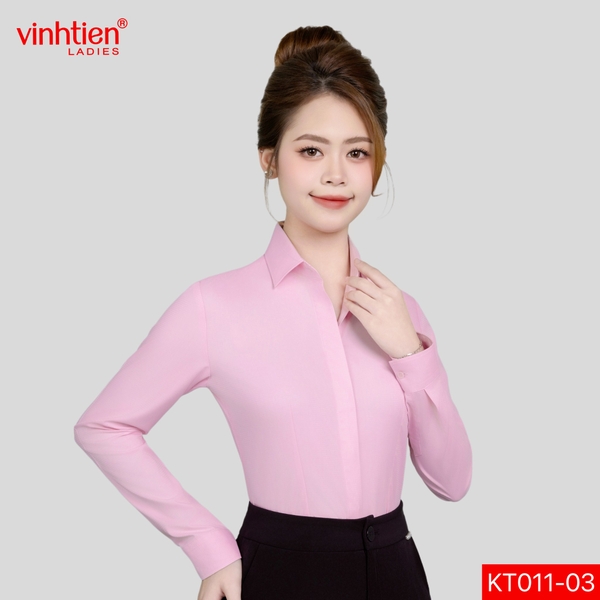 Áo Sơ Mi Dài Tay 605 - Nẹp Cúc