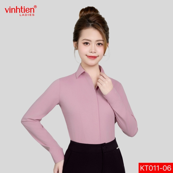 Áo Sơ Mi Dài Tay 605 - Nẹp Cúc