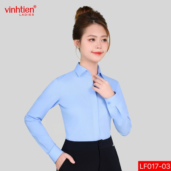 Áo Sơ Mi Dài Tay 605 - Nẹp Cúc