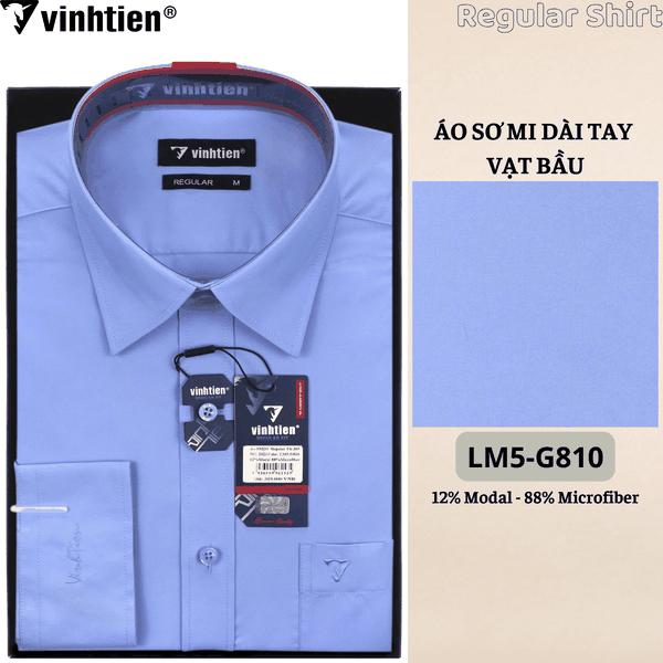 Áo SMDT Regular Fit 430 -  Vải Trơn - Giỏ 1
